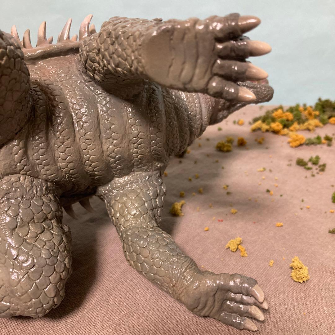 アンギラス　マーミットソフビ　組み立て完成品　カスタム・塗装済み