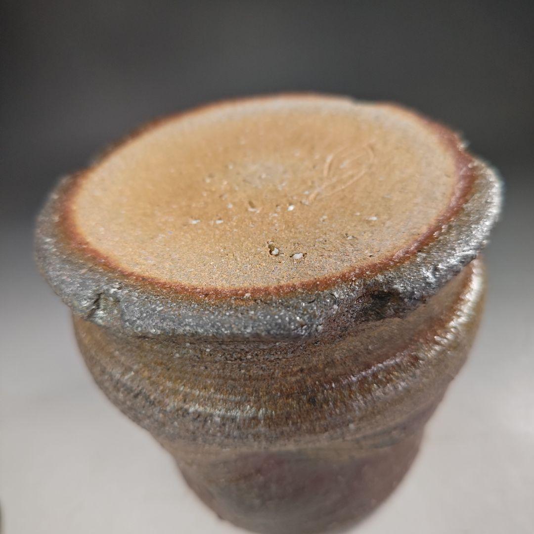 ウ265 水指『青木鵬磨作』『焼〆　水指　共箱』茶道具