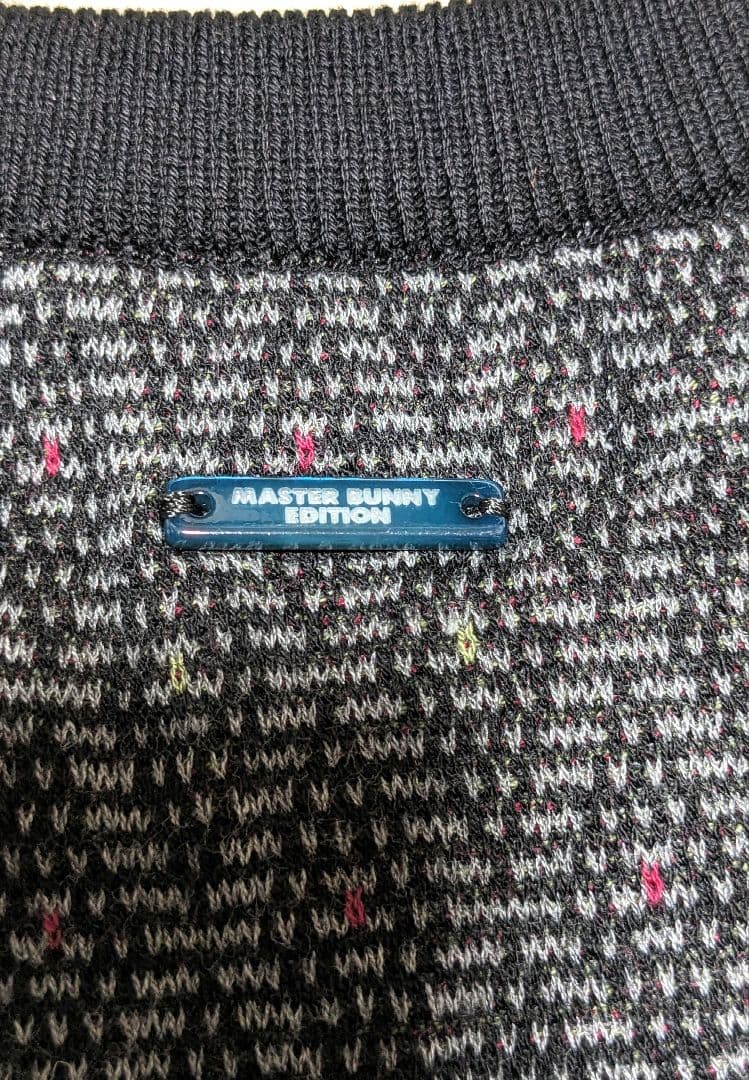 極美品✨MASTER BUNNY メンズウェア　ニットブルゾン サイズ５