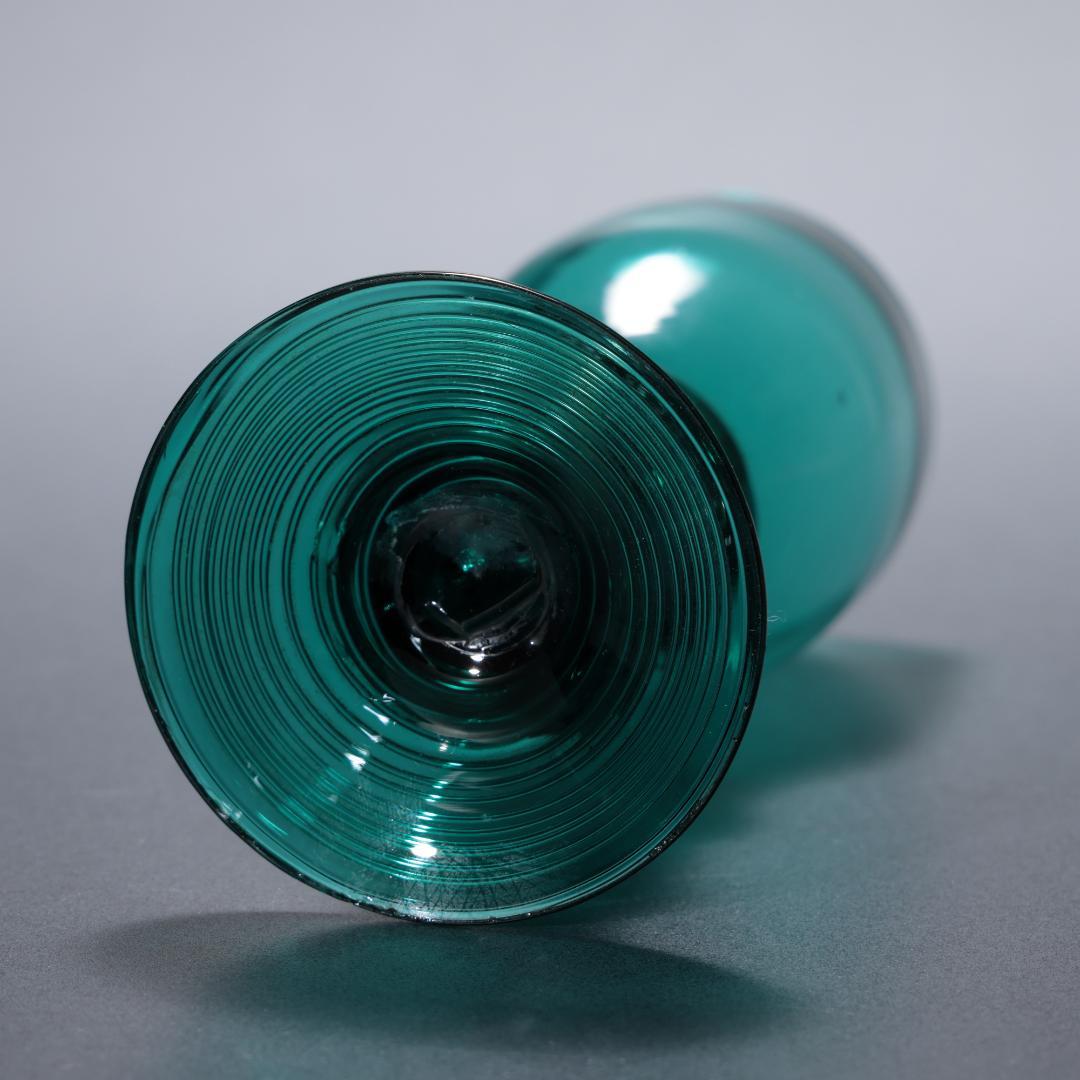 アンティークグラス　レーマーグラス　グリーン　ゴブレット　R1339ダI