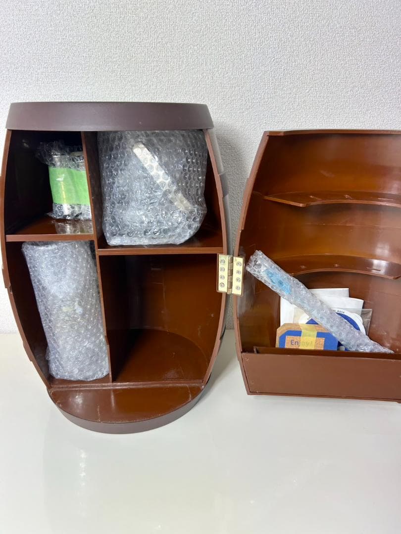 ★BOSTON CLUB　樽型収納ケース　水割りセット　希少　archive