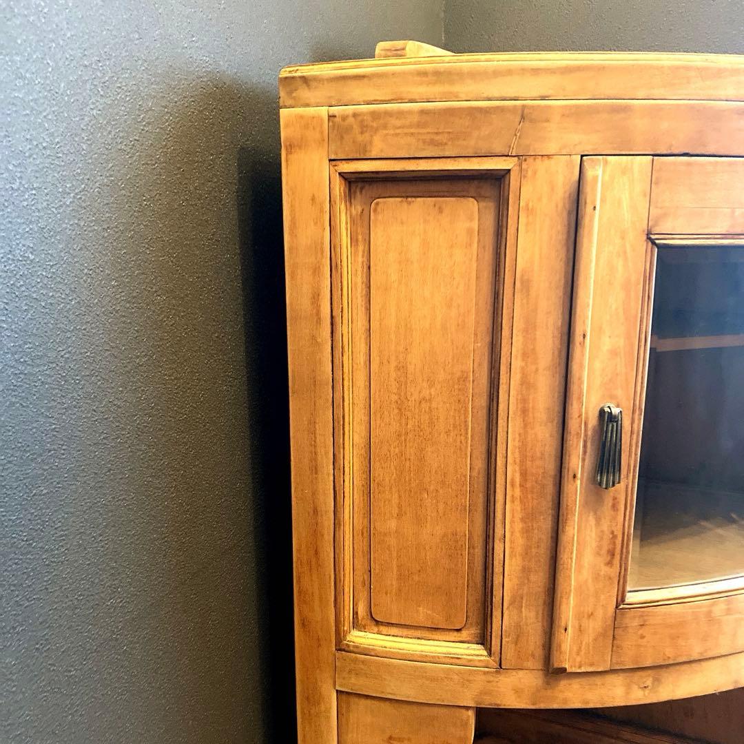 アンティーク家具　コーナー家具　水屋家具