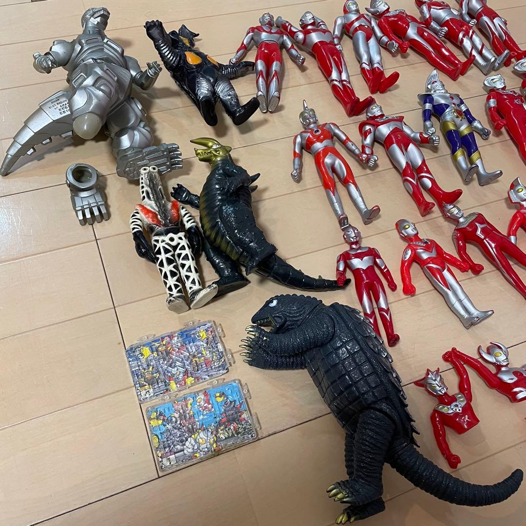 ウルトラマン　ゴジラ　レア　レトログッズまとめ売り　ソフビ　Ultraman