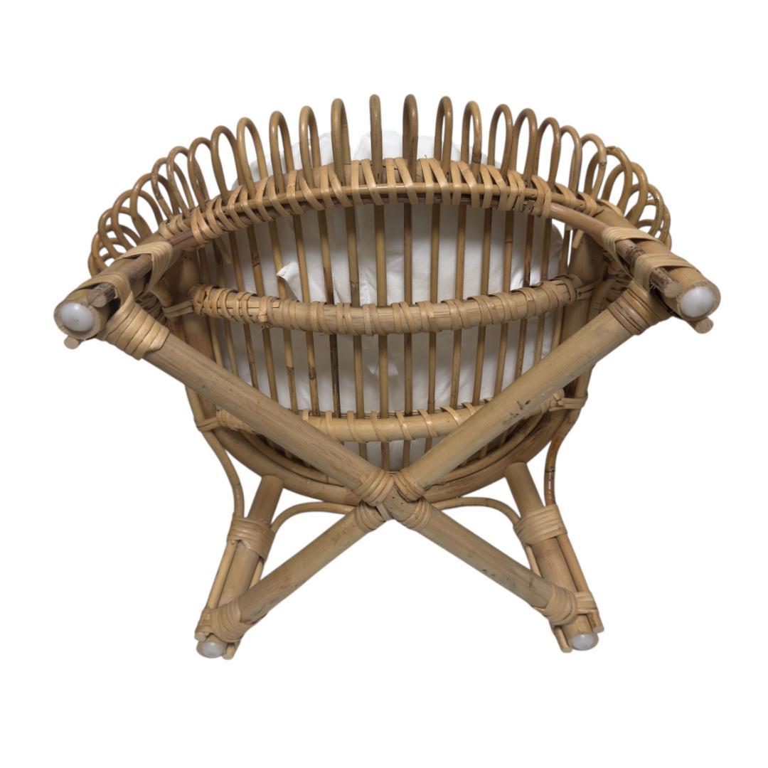 オルネコ・クッション付きラタンチェア