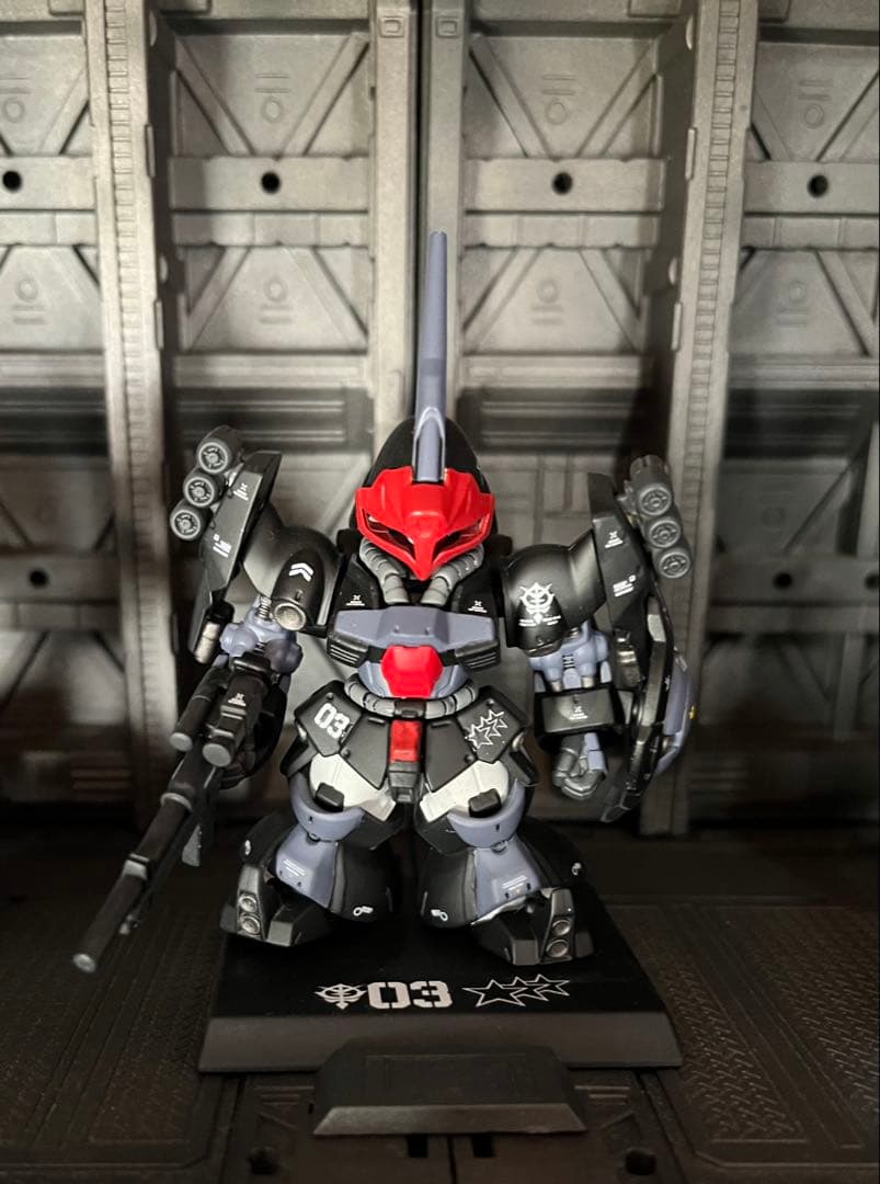 ガンダムコンバージ　黒い3連星　ヤクトドーガ　リペイント