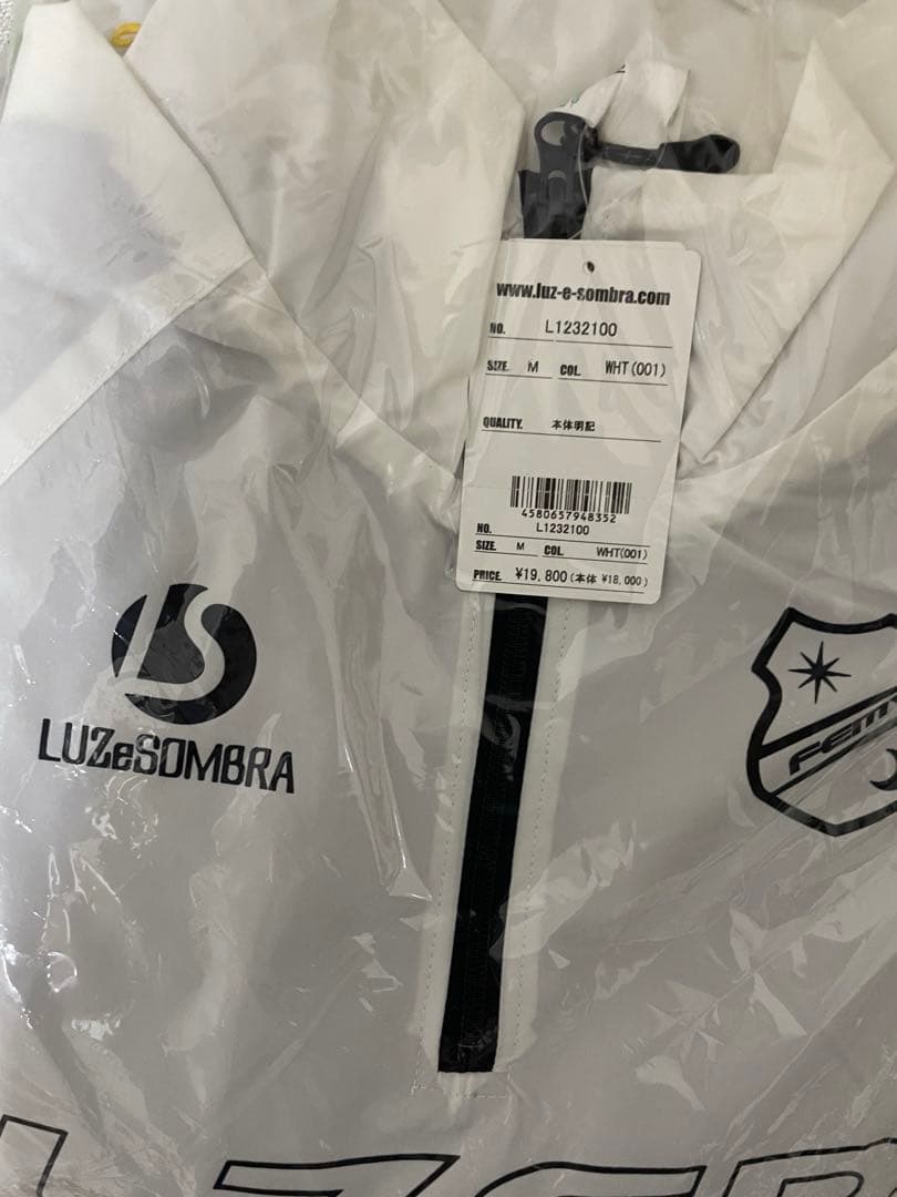 【新品】ルースイソンブラ M ハーフジップ ウェア フットサル ホワイト