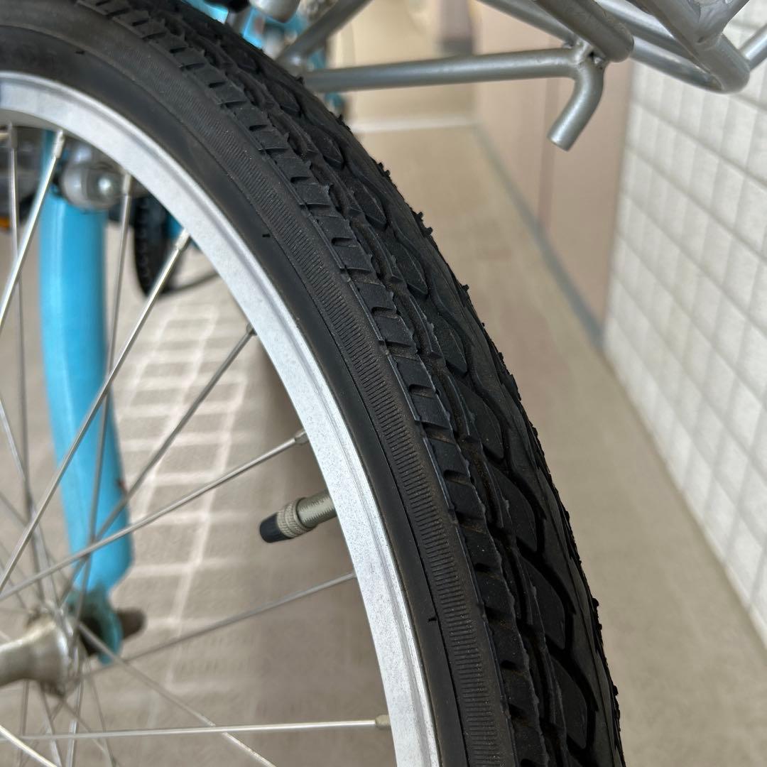 お洒落自転車『LOUIS GARNEAU（ルイガノ）』J22plus 水色