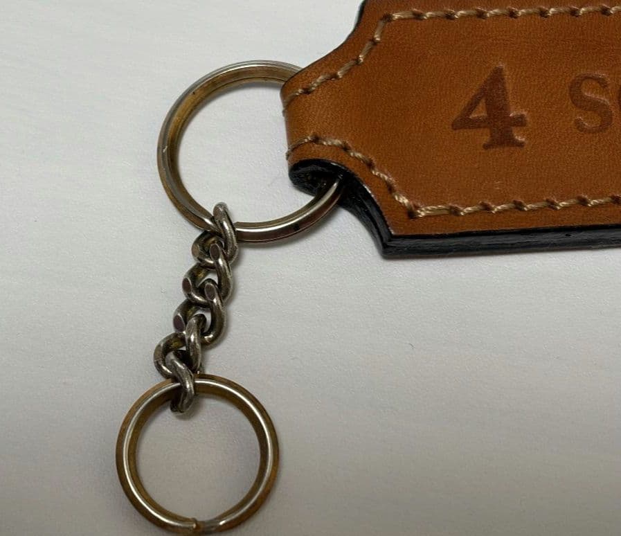 【希少品】寝台特急　北斗星　本革キーホルダー「4 SOLO」