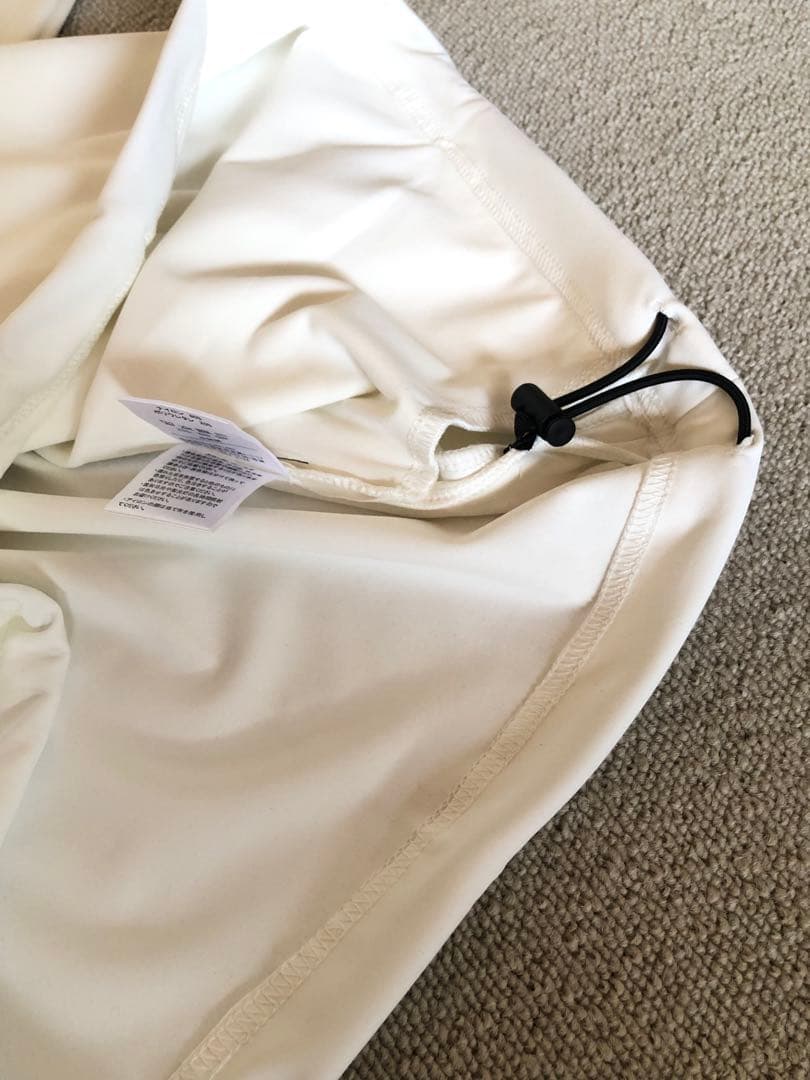 RUFFLOG HALF ZIP SHIRT ホワイト　サイズM