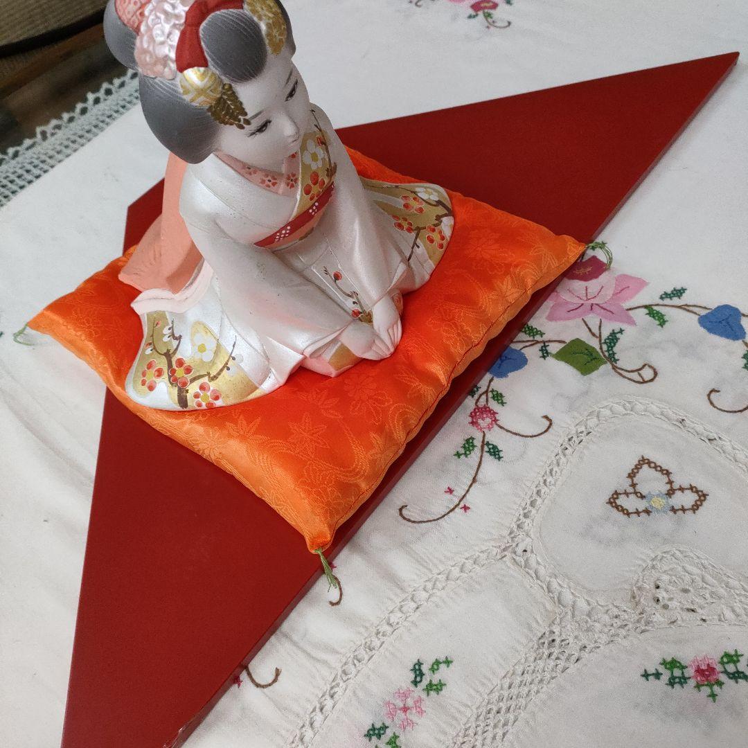 赤い3段コーナーシェルフ飾り棚使い道色々です高さ121cm折りたたみ収納可能！