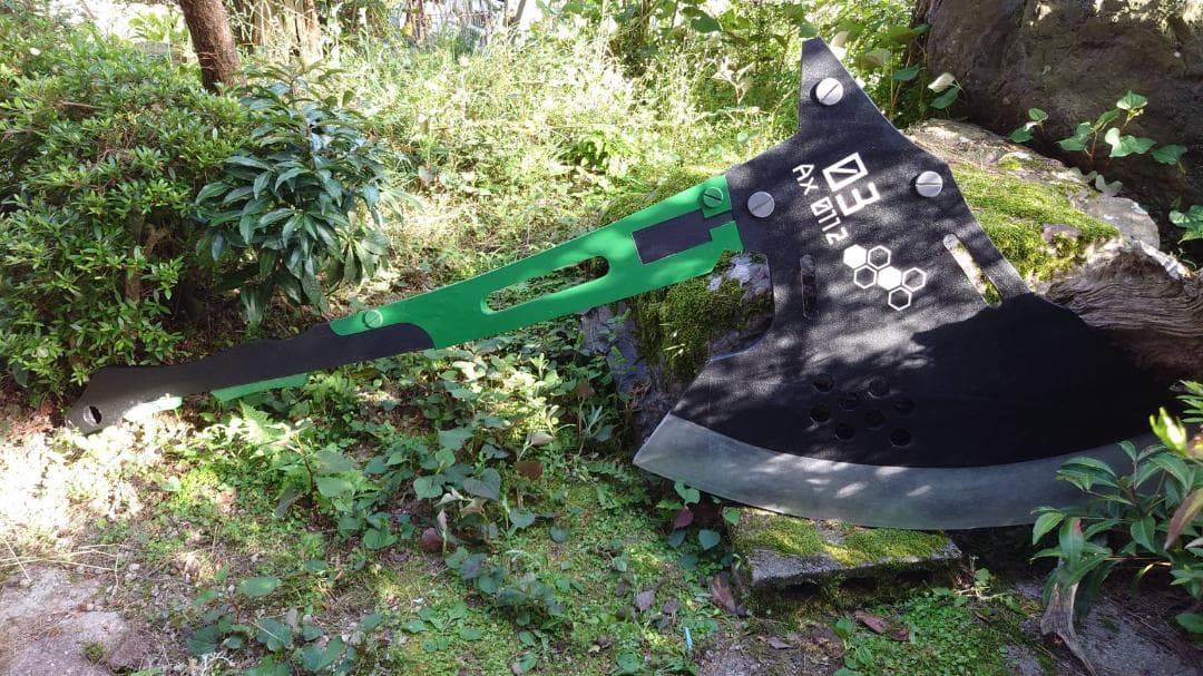 コスプレ小道具　斧　怪獣８号　キコル　武器　ハンドメイド