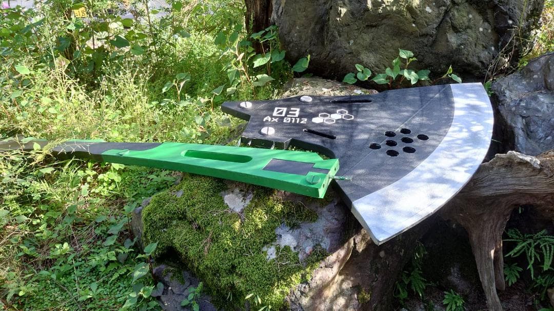 コスプレ小道具　斧　怪獣８号　キコル　武器　ハンドメイド