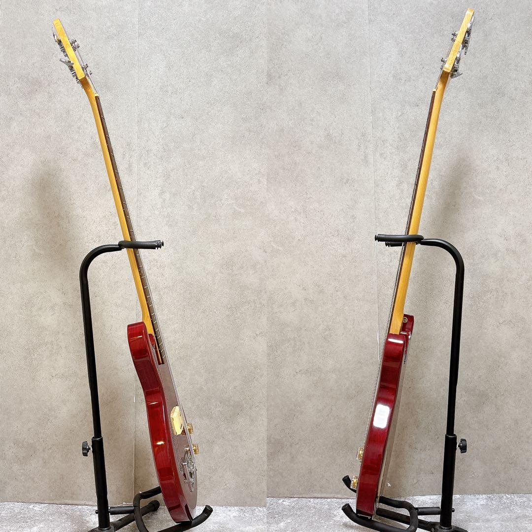 Aria proⅡ アリアプロ CSB-380 日本製 ベース 赤 カーディナル