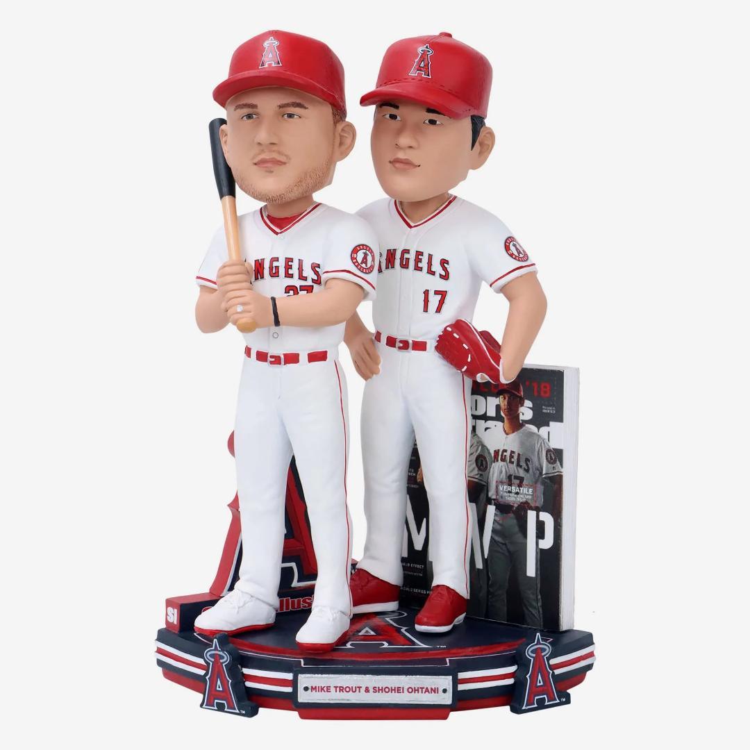 【大谷翔平/トラウト/スポーツ雑誌/表紙/ボブルヘッド】エンゼルス/100個限定