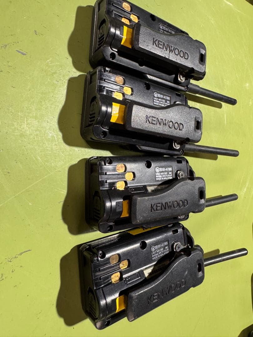 無線機 トランシーバー KENWOOD UBZ-M51SE 4台セット