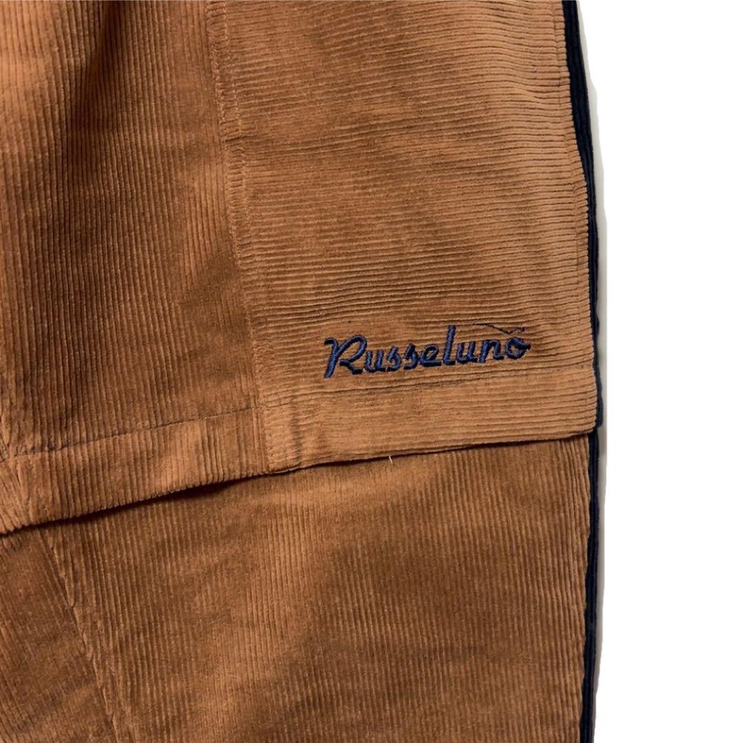 新品 ラッセルノ ゴルフ コーデュロイ コンバーティブルパンツ ブラウン 2XL