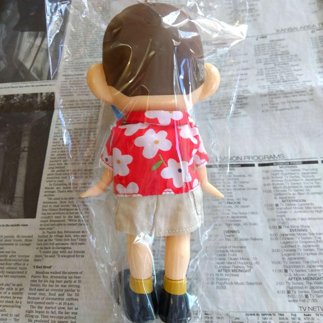 昭和レトロ　レアもの価格高騰　不二家ポコちゃんフィギュア　19cm 袋入美品