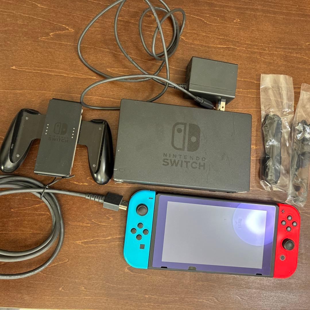 Nintendo Switch ネオンブルー・レッド 本体+α