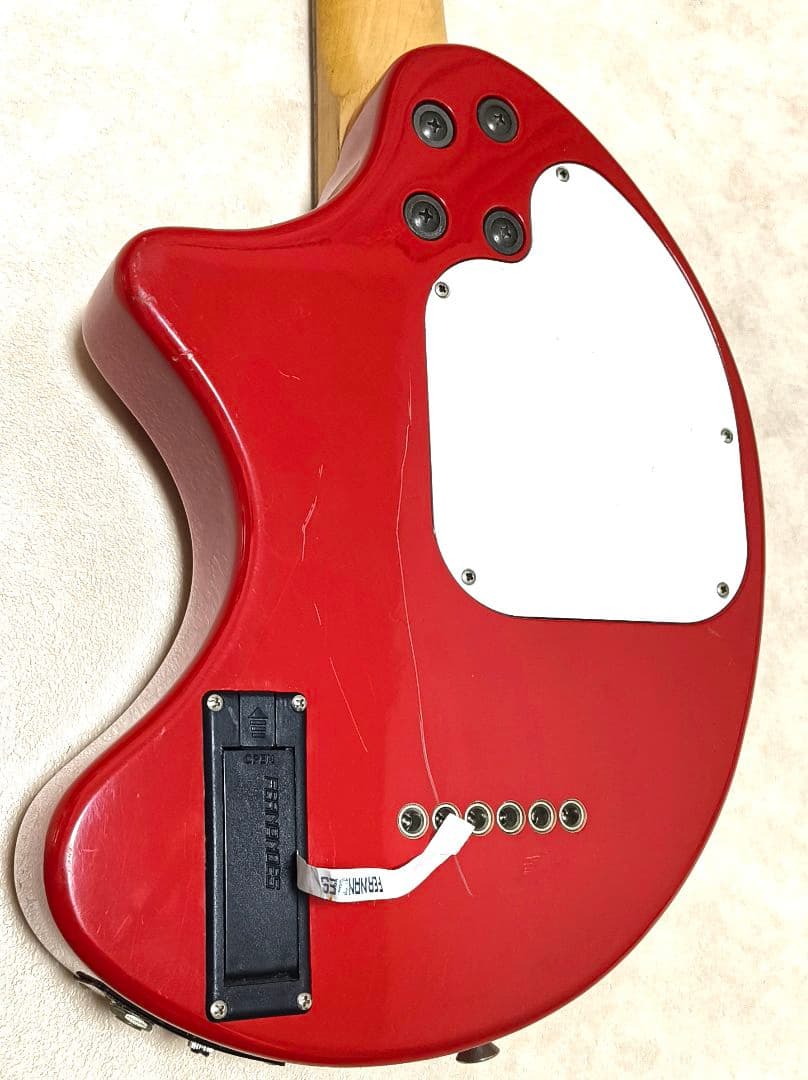 【美品】ZO-3 レッド アンプ内蔵ミニギター ヘッドフォン端子付き！！