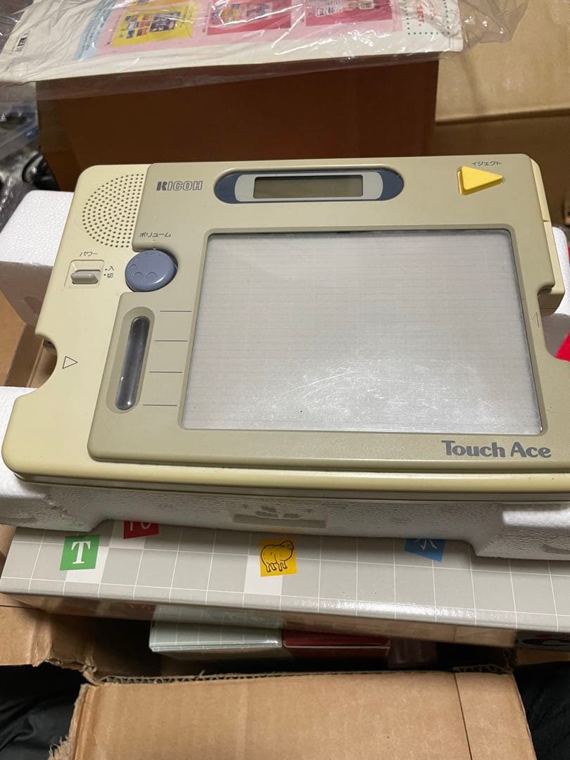 ゲーム　電子知育玩具　RICOH タッチエース　本体、ソフト、CDなど動作確認済