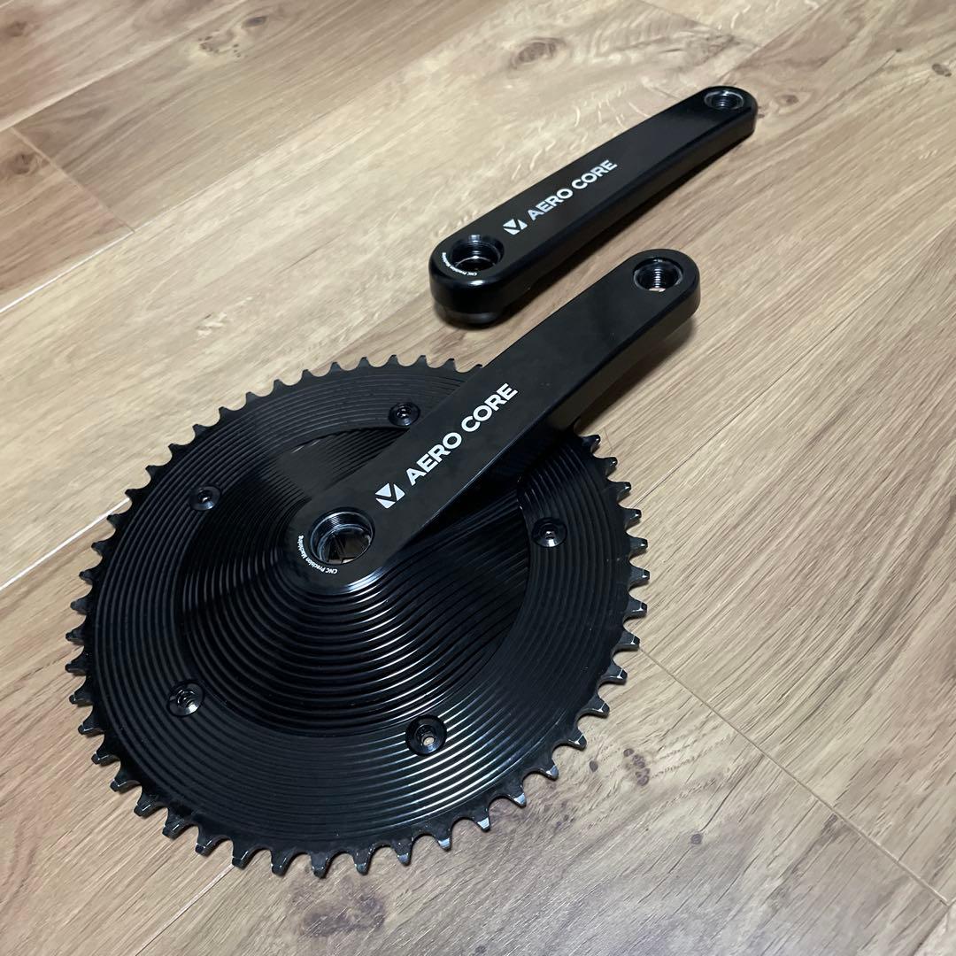 VELOCIDAD AEROCORE スクエアクランク ピスト 競輪 多分54t