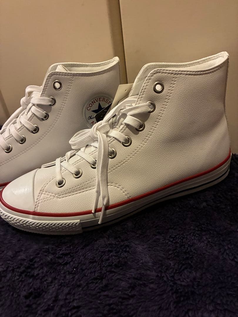 極美品CONVERSE オールスター GF HI ゴルフシューズ シロ 26