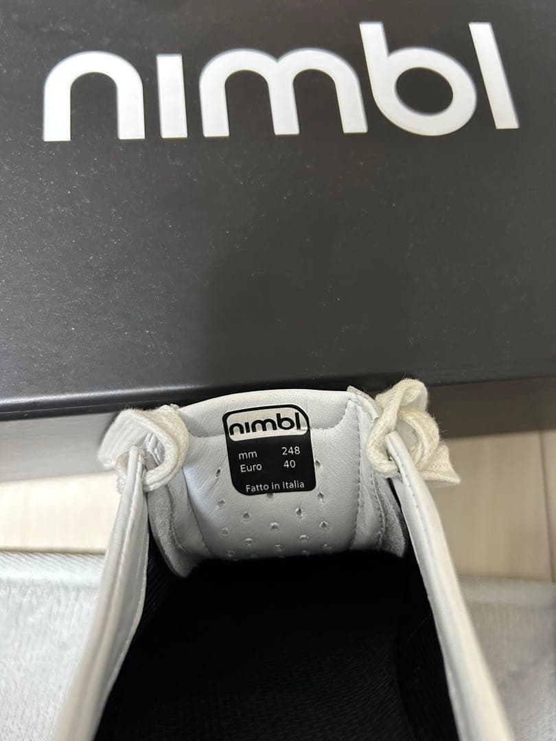 nimbl クリンチングシューズ ホワイト