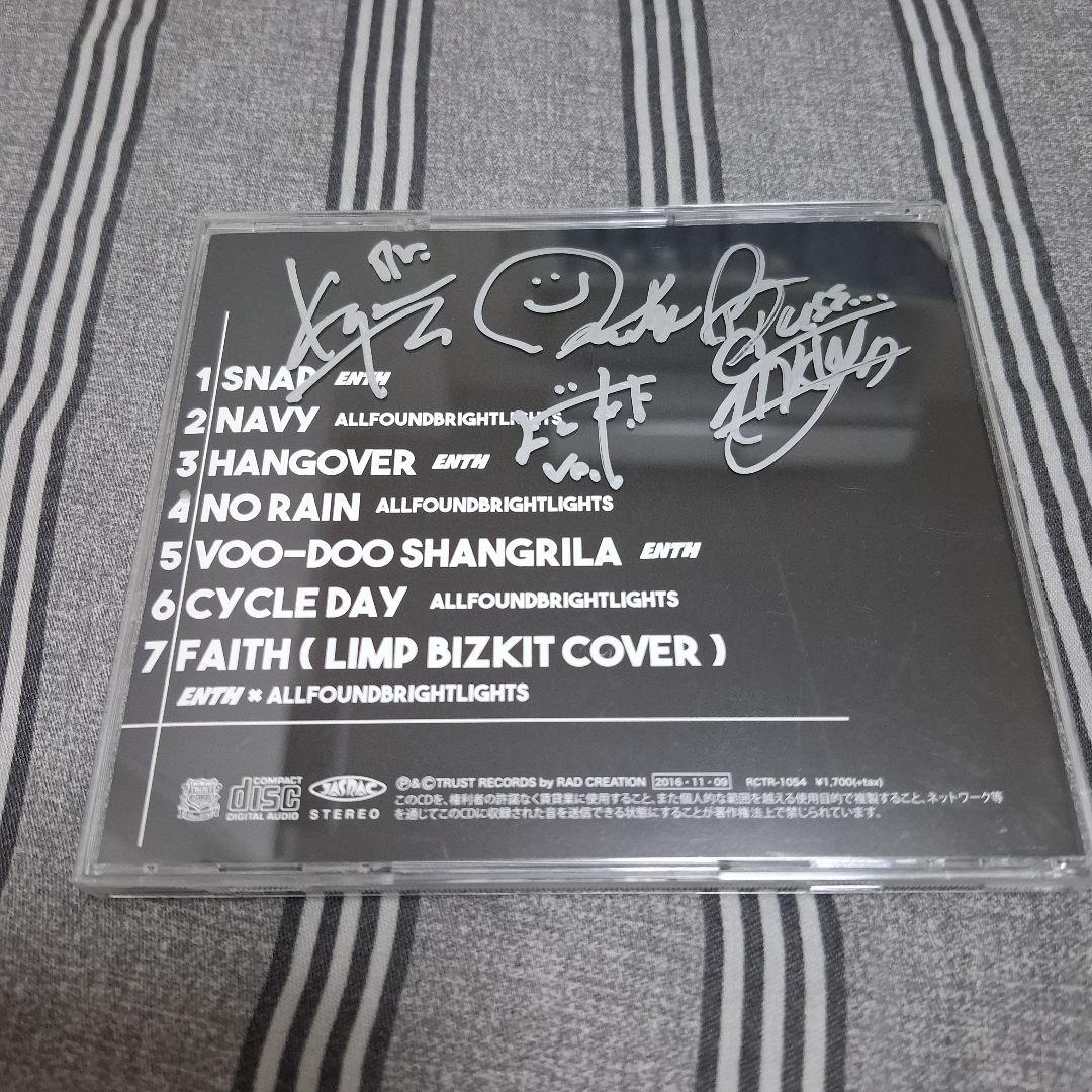 ENTH ALLFOUNDBRIGHTLIGHTS Hike サイン入りCD