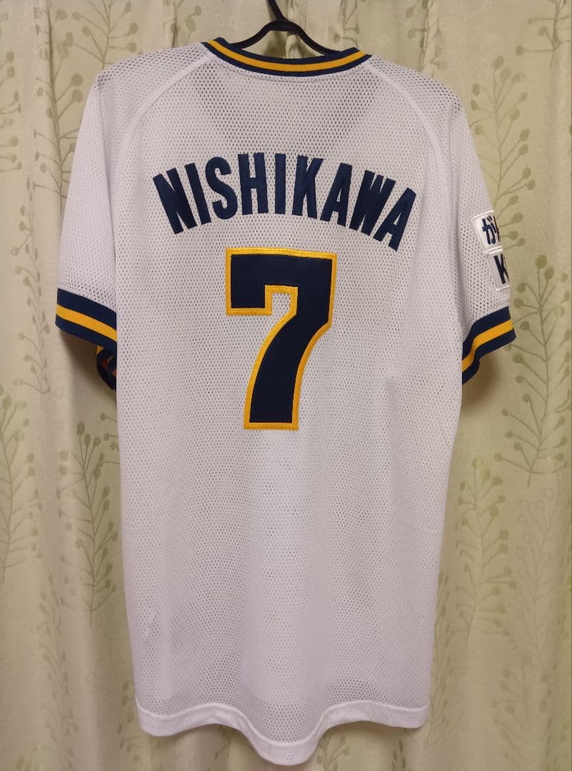 オリックスバファローズ　BlueWaveメッシュジャージ　西川