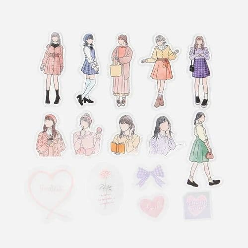 84 コーディネートシール第2弾★フレークシール　BGM