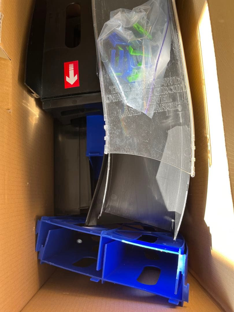 タミヤミニ四駆オーバルホームサーキット　立体レーンチェンジアップ