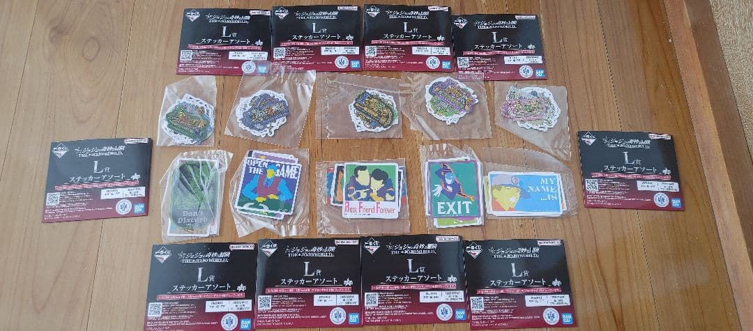 ジョジョの奇妙な冒険 一番くじ ジョジョワールド　上位賞コンプセット　おまけ付