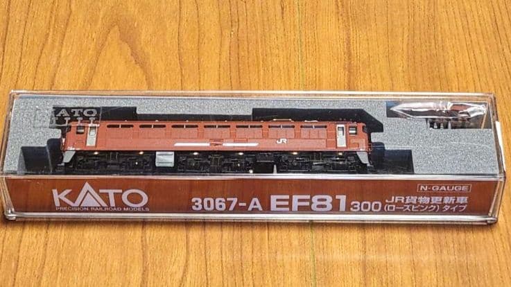 【未使用・美品】KATO EF81 300 JR貨物更新車(ローズピンク)タイプ