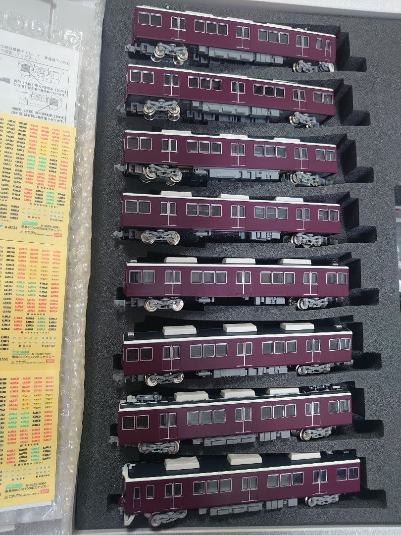 屋根上精密仕上 阪急 8300系 3次車 8両 貴重品 グリーンマックス