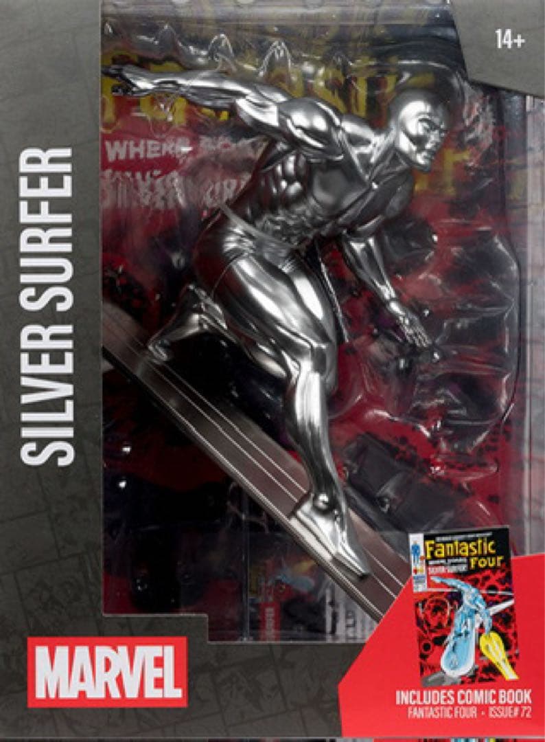 【値下不可】マクファーレン・トイズ「シルバーサーファー」シーン・フィギュア
