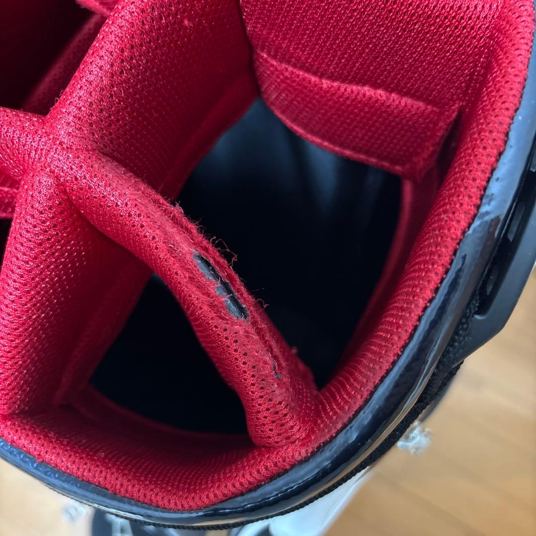   キャディバッグ ホワイト/ブルー/レッド