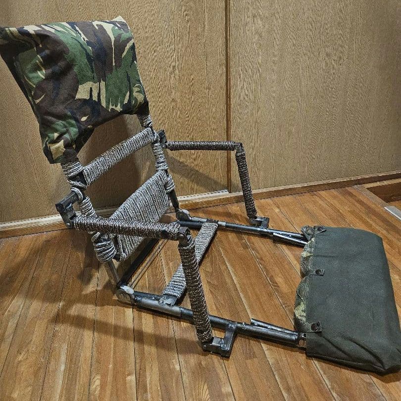 軍幕座椅子 　フィールドチェアー　リクライニング　地べた ローチェア