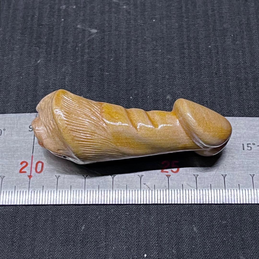 ▽Ba左1037 春画 木製 パイプ 喫煙グッズ 保管品