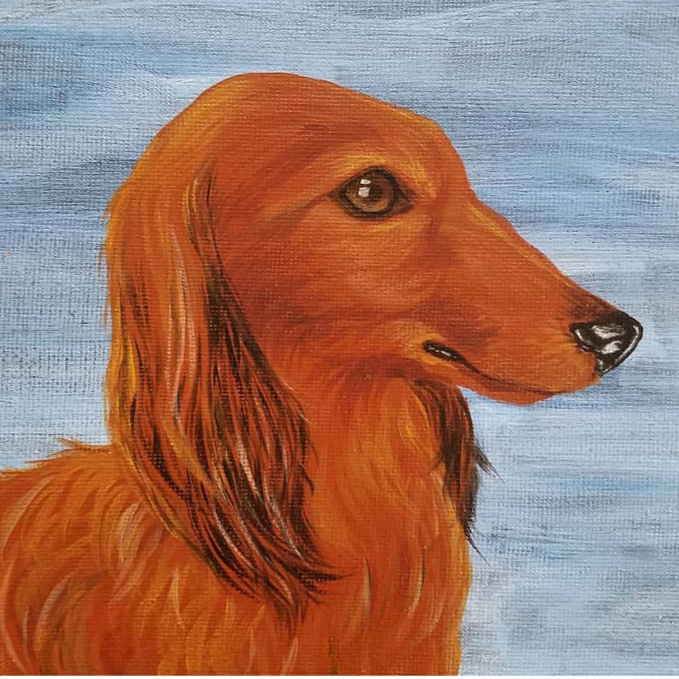 うちのこ肖像画　売り上げの一部を地元の犬猫保護団体に寄付させて頂きます
