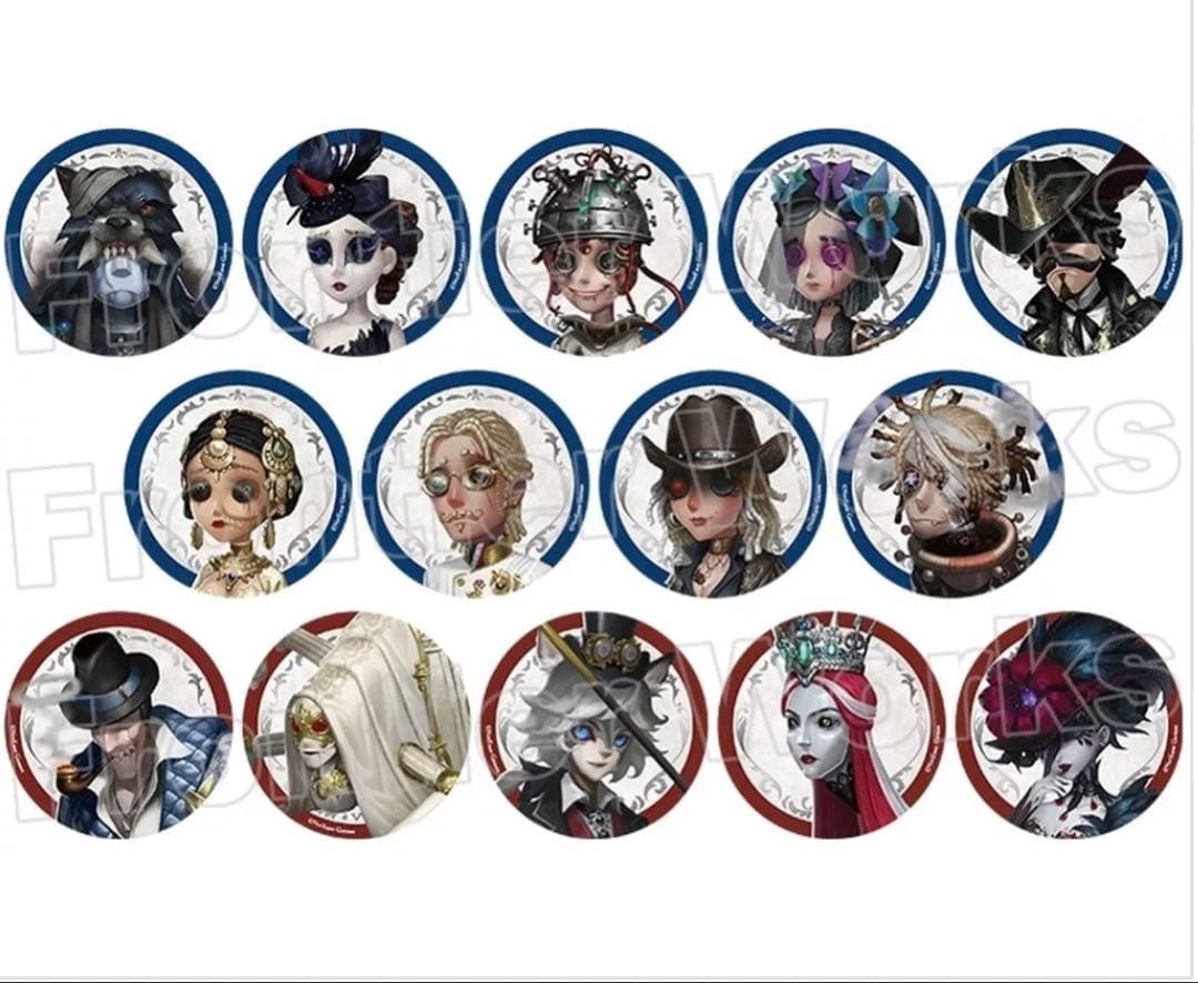 Identity V 缶バッジ 設定画collection SSR 10BOX