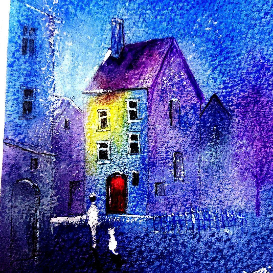 絵画 ★ 魔法のNicolaの世界★原画 ア−ト 風景画