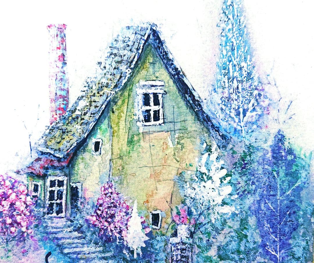絵画 ★ 魔法のNicolaの世界★原画 ア−ト 風景画
