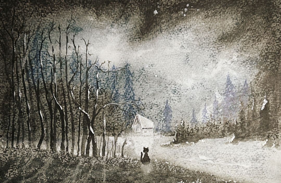 絵画 ★ 魔法のNicolaの世界★原画 ア−ト 風景画