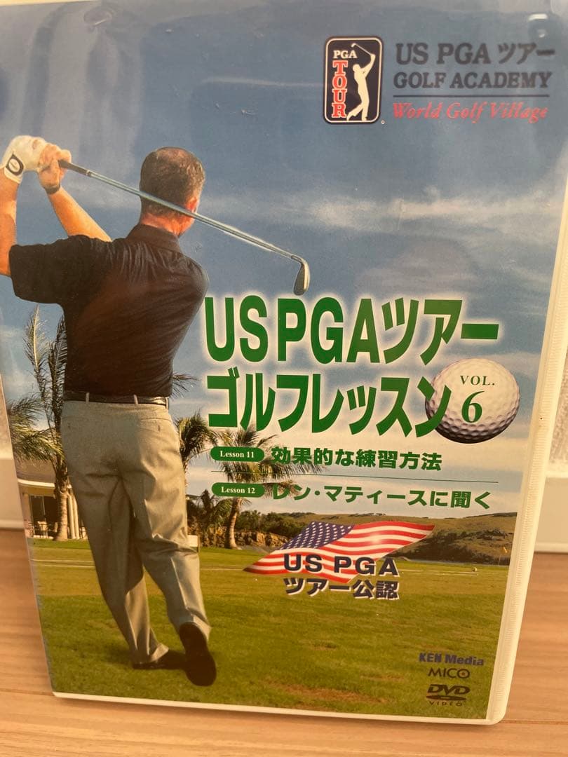 USPGAツアーゴルフレッスンDVD全７巻セット
