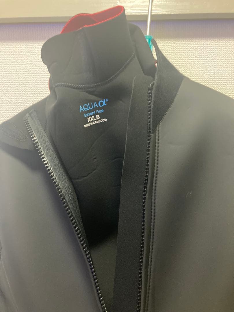 RSS⭐️XXLBサイズロングチェストジップセミドライウェットスーツ5/3㎜