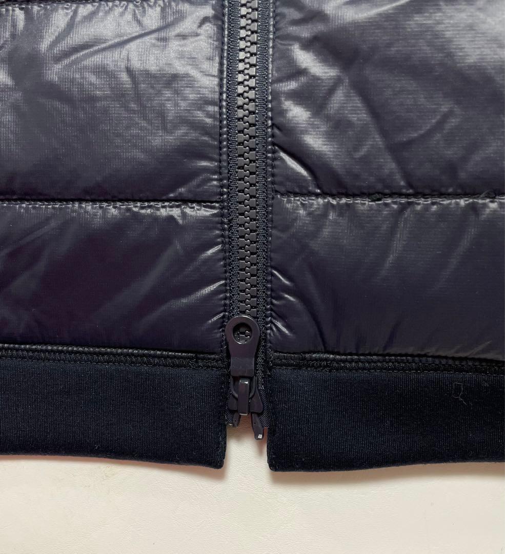 パーリーゲイツ　ワンピース　ネイビー　ブルゾン型　ジップアップ　ダウンコート