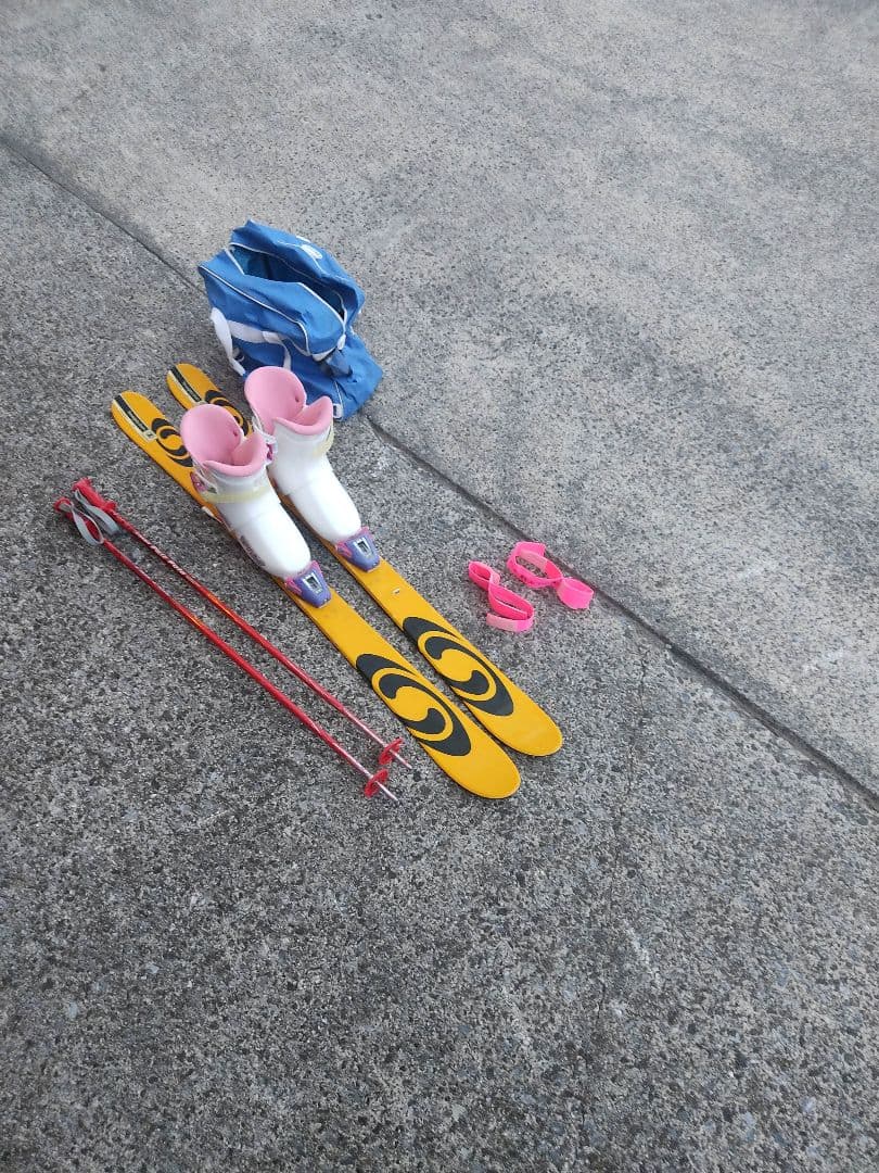 子供用 スキー セット（スキー板・ブーツ・ストック・金具・ブーツケース・バンド）