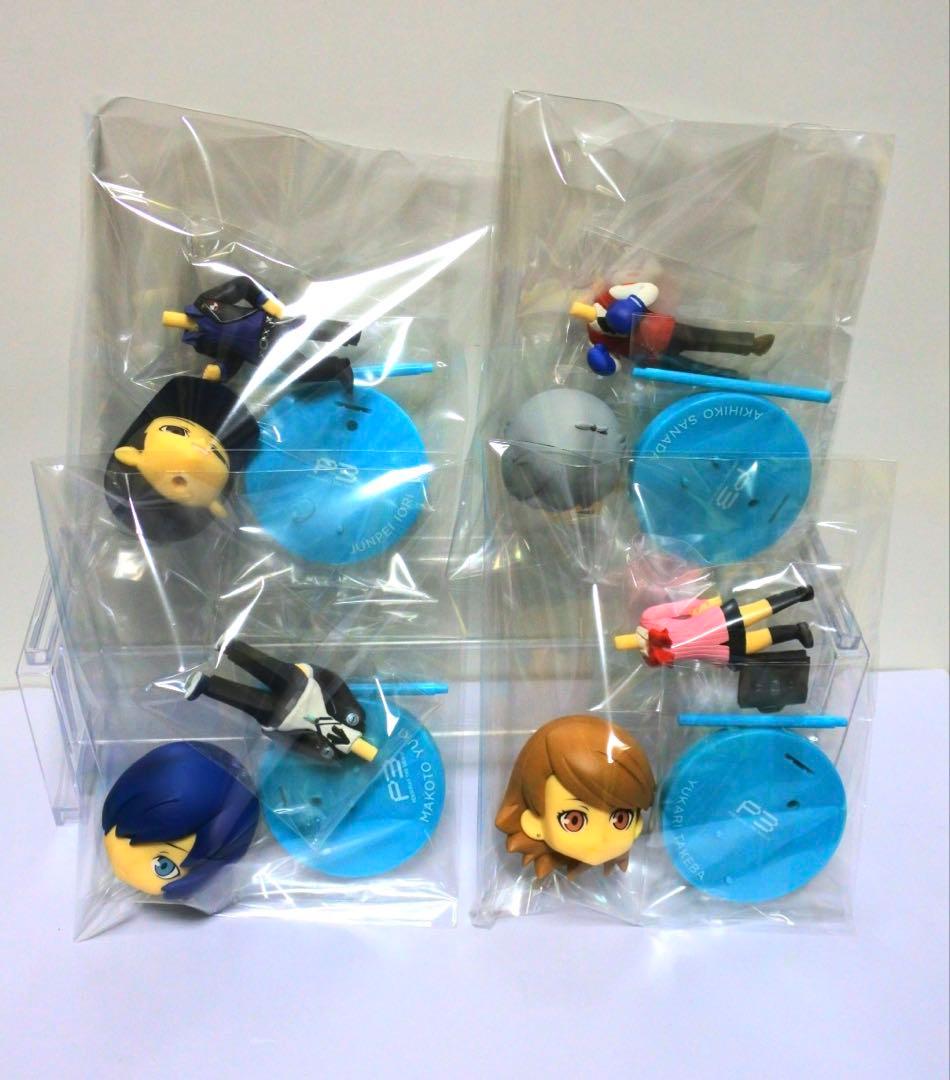 ペルソナ3 ハッピーくじ ちびフィギュア 結城理 岳羽ゆかり 伊織順平 真田明彦