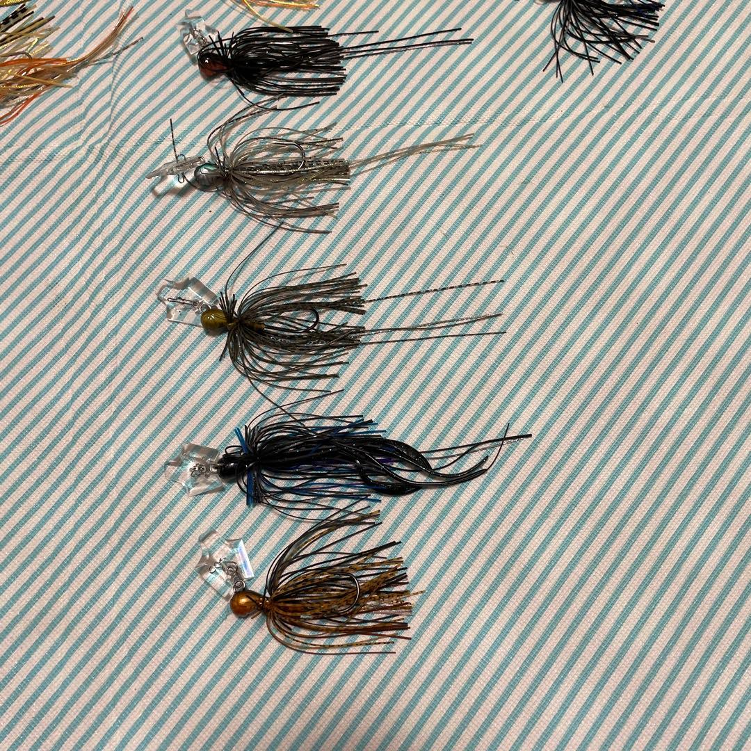 ［バス釣り引退セット］スピナーベイト、バズベイト、ブレードジグ