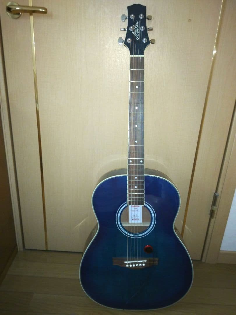 Ashton Acoustic Guitar アクアブルーアコギ 初心者に最適